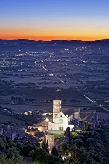 Italy, Umbria, Perugia district, Assisi, Basilica of San Francesco