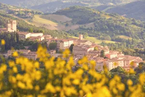 Umbria Prints: Italy, Umbria, Perugia district, Gualdo Tadino