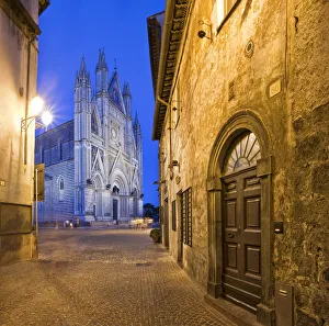Italy, Umbria, Terni district, Orvieto, Cathedral in Piazza Duomo