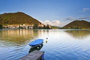 Italy, Umbria, Terni district, Piediluco Lake