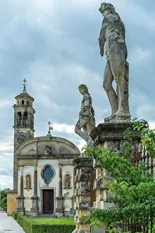 Italy, Veneto. Asolo, a private church near to Villa Rinaldi