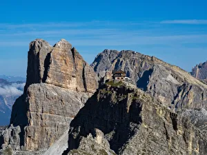 Gusela Prints: Italy, Veneto, Dolomites, Giau Pass, Averau and Nuvolau mountain hut