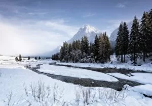 Snowfall Collection: Italy, Veneto, Dolomites, Winter in Sappada