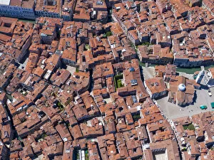 Images Dated 23rd October 2020: Italy, Veneto, Venice, Aerial view of city centre