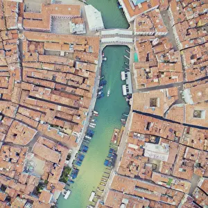Rooftop Prints: Italy, Veneto, Venice, Aerial view of city centreitaly