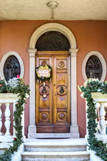 Images Dated 5th January 2015: Italy, Veneto, Venice, Murano island. Entrance to an old venetian house decorated