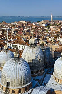 Aerials Gallery: Italy, Veneto, Venice, Piazza San Marco (St. Marks Square), Basilica di San Marco (St