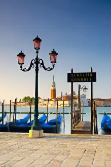 Italy, Veneto, Venice, San Giorgio Maggiore Church across Basino di San Marco