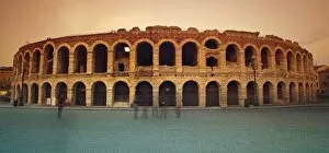 Show Collection: Italy, Veneto, Verona, Western Europe; The fames Arena di Verona; dating back to the Romans seved