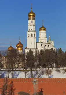 View From Above Prints: Ivan the Great Bell Tower, Kremlin, Moscow, Russia