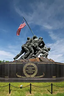 Eastern Usa Prints: Iwo Jima Us Marine Corps Memorial Statue at Arlington National Cemetery