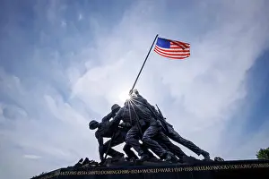 Eastern Usa Prints: Iwo Jima Us Marine Corps Memorial Statue at Arlington National Cemetery