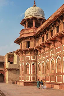 Agra Prints: Jahangir Palace, Agra Fort, Agra, Uttar Pradesh, India