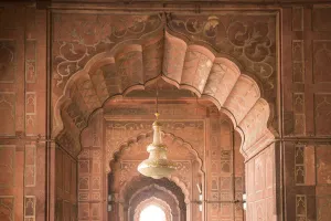 India Prints: Jama Masjid Mosque (Indias largest Mosque), Old Delhi, Delhi, India