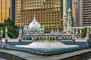 Images Dated 18th September 2018: Jamek Mosque, Kuala Lumpur, Malaysia