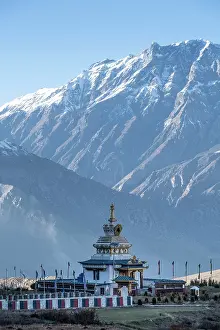 Nepal Prints: Jangchup Choeten buddhist temple near Kagbeni, Lower Mustang, Nepal