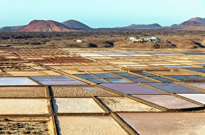 Lanzarote Prints: Janubio Salt Flats (Salinas de Janubio)