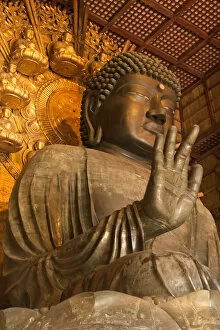 Images Dated 10th November 2009: Japan, Honshu Island, Nara, Todai-Ji Temple, Daibutsu-den Hall (Hall of the Great Buddha)