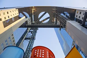Images Dated 10th January 2013: Japan, Honshu, Kansai, Osaka, Umeda, Umeda Sky Building and The Floating Garden