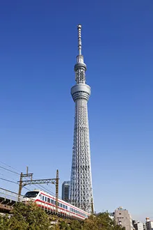 Images Dated 10th January 2013: Japan, Honshu, Kanto, Tokyo, Asakusa, Skytree Tower