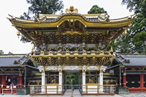 Gate Prints: Japan, Honshu, Tochigi Prefecture, Nikko, Toshogu Shrine, Yomeimon Gate