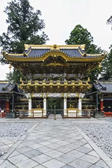 Images Dated 12th March 2020: Japan, Honshu, Tochigi Prefecture, Nikko, Toshogu Shrine, Yomeimon Gate