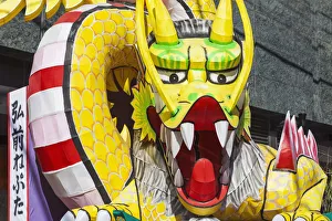 Images Dated 5th January 2017: Japan, Honshu, Tokyo, Asakusa, Nebuta Festival, Parade Float depicting Dragon