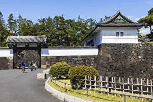 Hibiya Prints: Japan, Honshu, Tokyo, Hibiya, Imperial Palace, Sakuradamon Gate