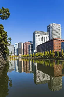 Japan, Honshu, Tokyo, Marunouchi District Skyline