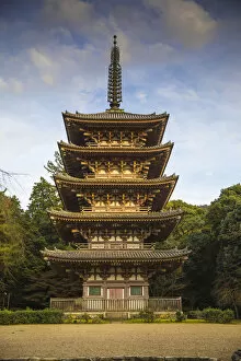 Honshu Island Gallery: Japan, Kyoto, Daigoji Temple, Goju-no-to pagoda