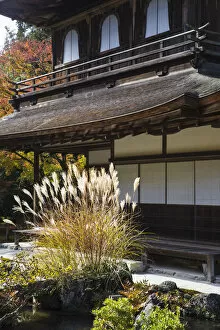 Honshu Island Gallery: Japan, Kyoto, Ginkakuji Temple, Silver Pavilion - A World Heritage Site