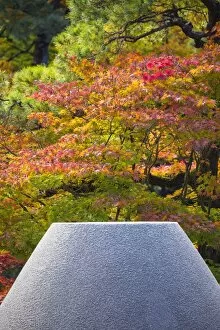 Images Dated 12th November 2015: Japan, Kyoto, Ginkakuji Temple - A World Heritage Site, Sand cone named Moon Viewing