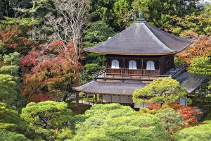 Images Dated 5th January 2016: Japan, Kyoto, Ginkakuji Temple - A World Heritage Site
