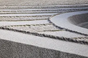 Japan, Kyoto, Ginkakuji Temple - A World Heritage Site, Dry sand garden known as