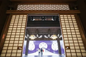 Images Dated 25th January 2011: Japan, Kyoto, Higashi-Honganji Temple, Doorway