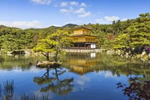Images Dated 11th November 2015: Japan, Kyoto, Kinkaku-ji, -The Golden Pavilion officially named Rokuon-ji
