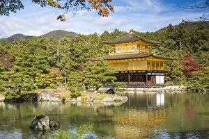 Images Dated 5th January 2016: Japan, Kyoto, Kinkaku-ji, -The Golden Pavilion officially named Rokuon-ji