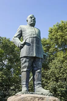 Images Dated 10th January 2013: Japan, Kyushu, Kagoshima, Kagoshima City, Statue of Saigo Takamori