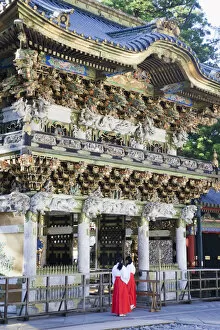 Japan, Nikko, Toshogu Shrine, Yomeimon Gate