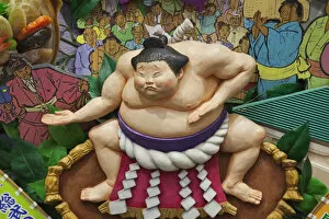 Images Dated 18th November 2010: Japan, Tokyo, Model of Sumo Wrestler
