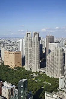 Images Dated 18th November 2010: Japan, Tokyo, Shinjuku Area Skyline