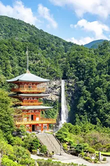 Falls Prints: Japan, Wakayama Prefecture, Kumano Kodo Pilgrimage Trail (UNESCO Site)