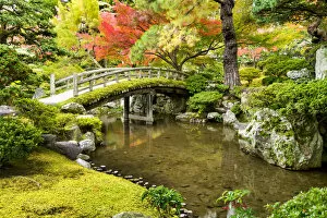 Kansai Collection: Japanese Garden, Kyoto Imperial Palace, Kyoto, Japan