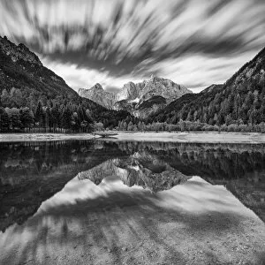 Black And White Collection: Jasna Lakes, Julian Alps, Triglav National Park, Kranjska Gora, Slovenia