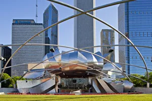 Architect Prints: Jay Pritzker Pavilion, Millennium Park, Chicago, Illinois, USA