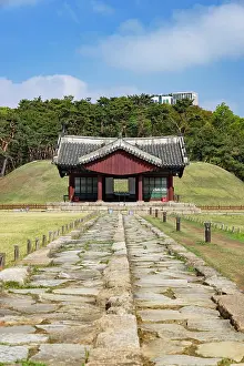 Royal Tombs Prints: Jeongneung (Tomb of King Jungjong), Gangnam, Seoul, South Korea
