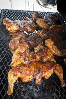 Jerk Chicken, Jerk Centre, Boston Bay, Portland Parish, Jamaica, West Indies Jerk Chicken, Jerk Centre, Boston Bay, Portland Parish, Jamaica, West Indies