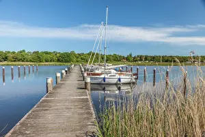 Baltic Sea Prints: Jetty at the Bodden harbour of Prerow