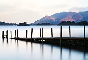 Images Dated 20th May 2013: Jetty on Derwentwater, Cumbria, UK