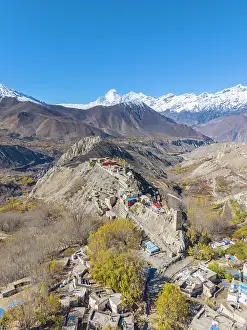 Lower Mustang Prints: Jhon village near Muktinath, Lower Mustang, Nepal